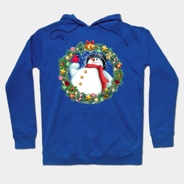 snowman and friend Hoodie by richhwalsh